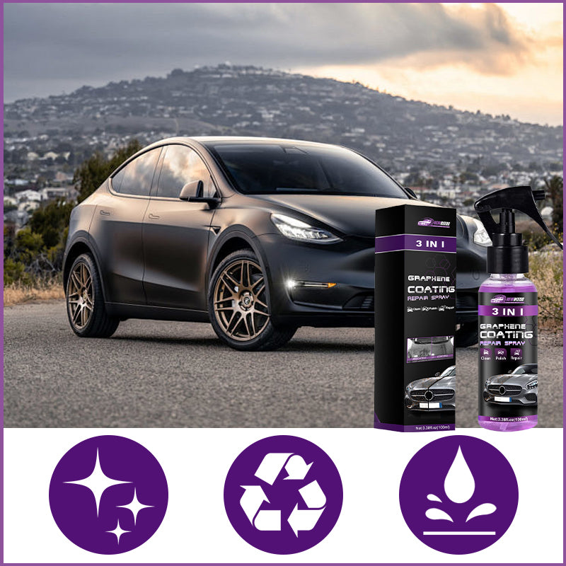 BouclierMax | DERNIER JOUR ACHETEZ-EN 5, OBTENEZ-EN 5 GRATUITEMENT✨ Spray de revêtement de voiture rapide et robuste 3 en 1