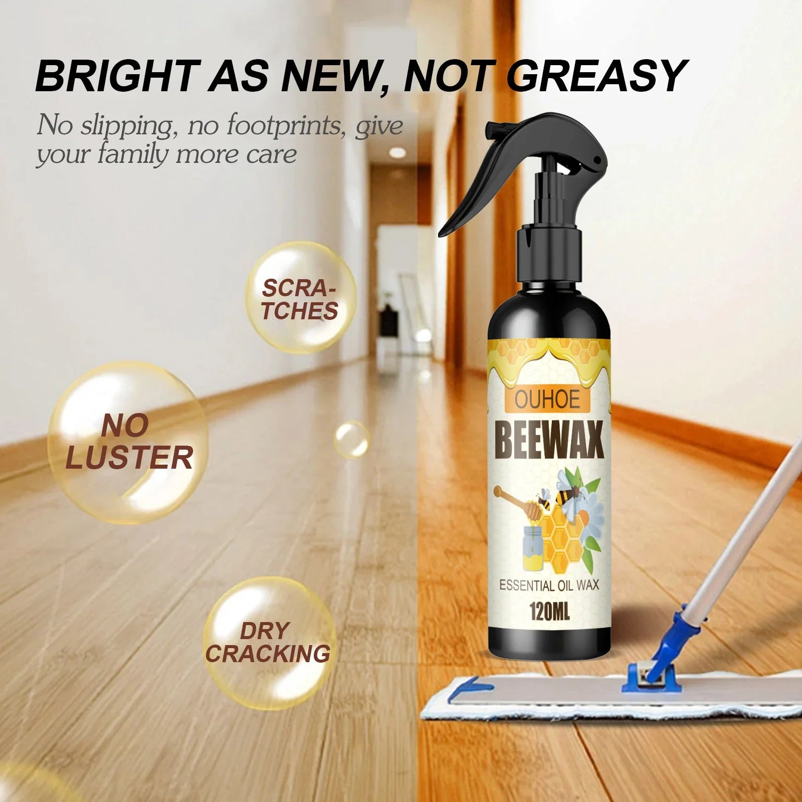BeeLuxe | Natürliches mikromolekularisiertes Bienenwachs-Spray