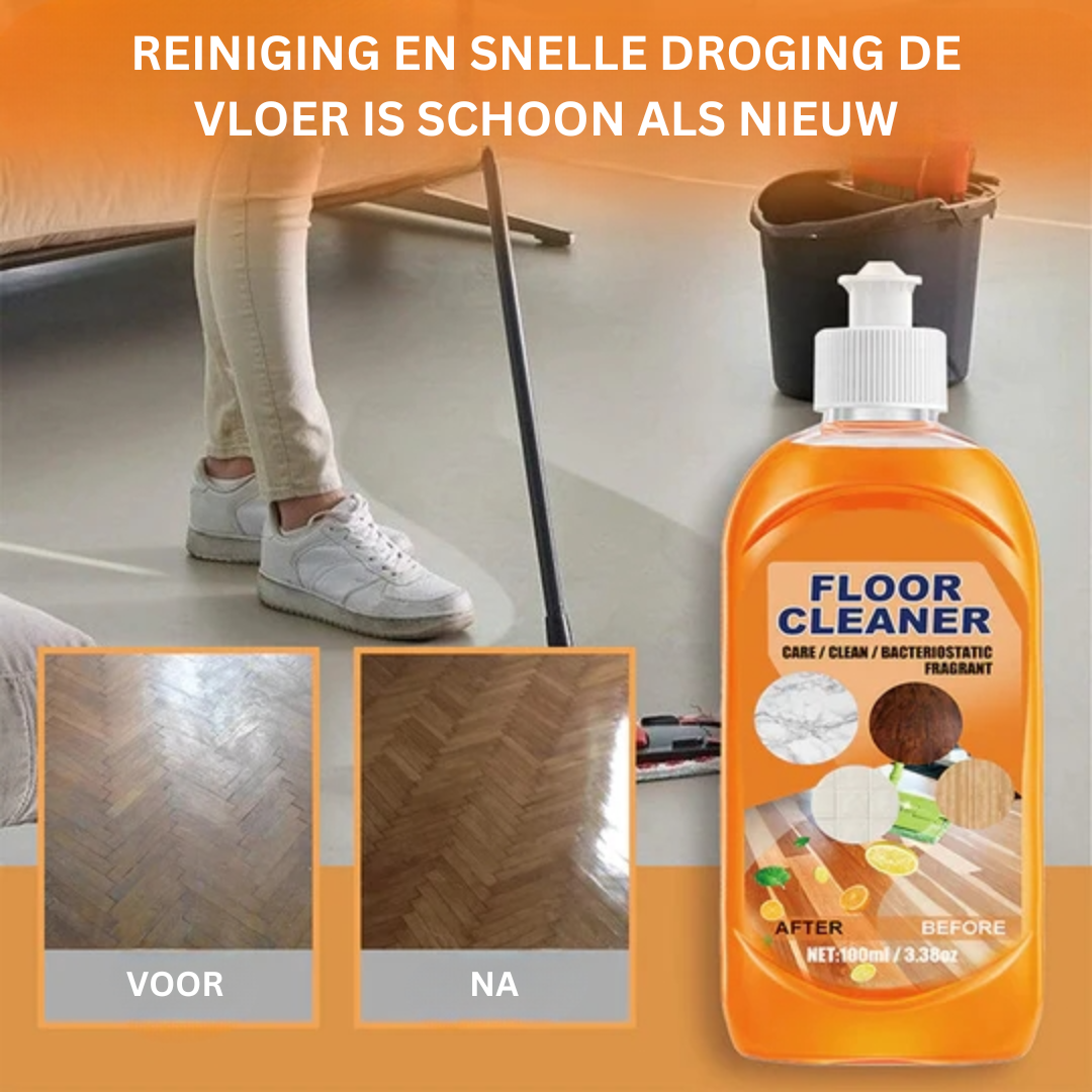 LuxoraShine | Désodorisant et nettoyant puissant pour sols