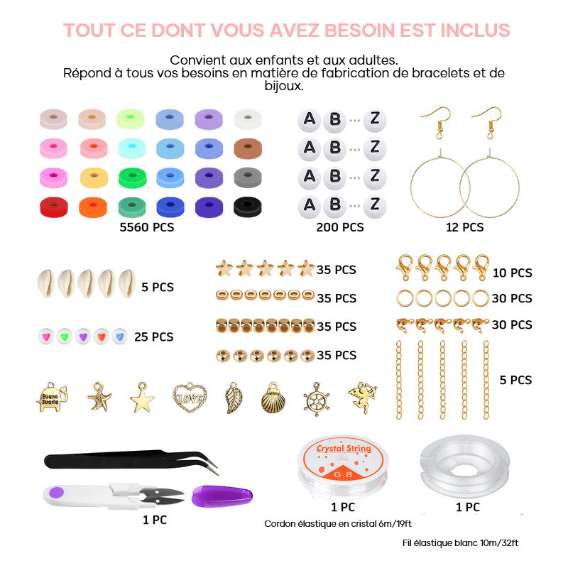 Métier à tisser | Bijoux en perles d'argile DIY