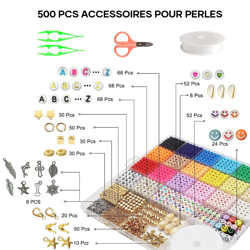 Métier à tisser | Bijoux en perles d'argile DIY