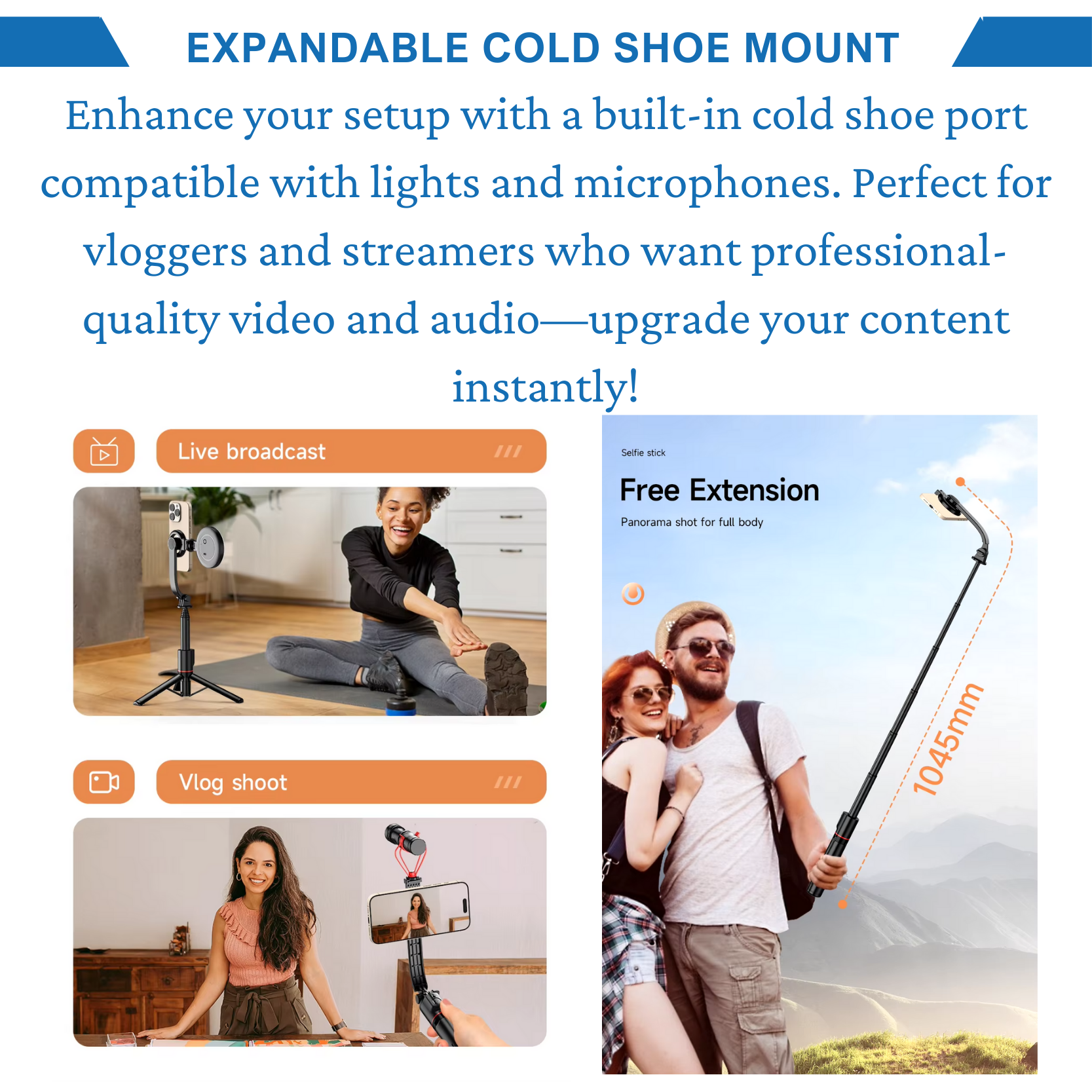 Zadira Snap360 – Magnetisches Selfie-Stativ