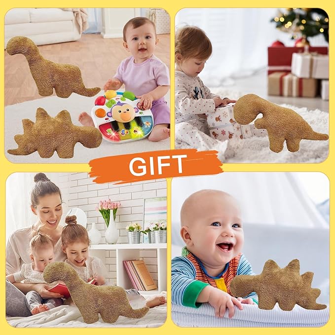 Snugget Dino | Dino nugget plyschleksak