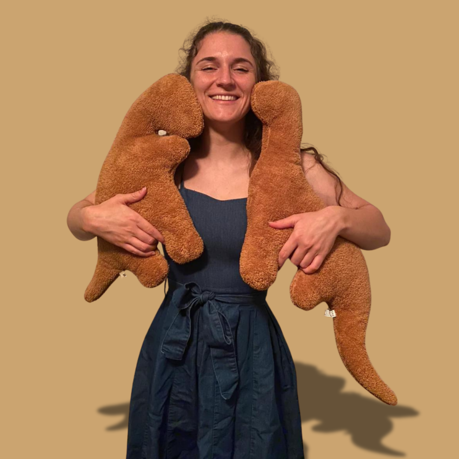 Snugget Dino | Dino nugget plyschleksak