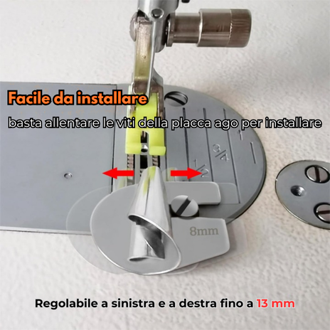 SewTidy | Fuß für Rollsaum zum Nähen, 8 Stück
