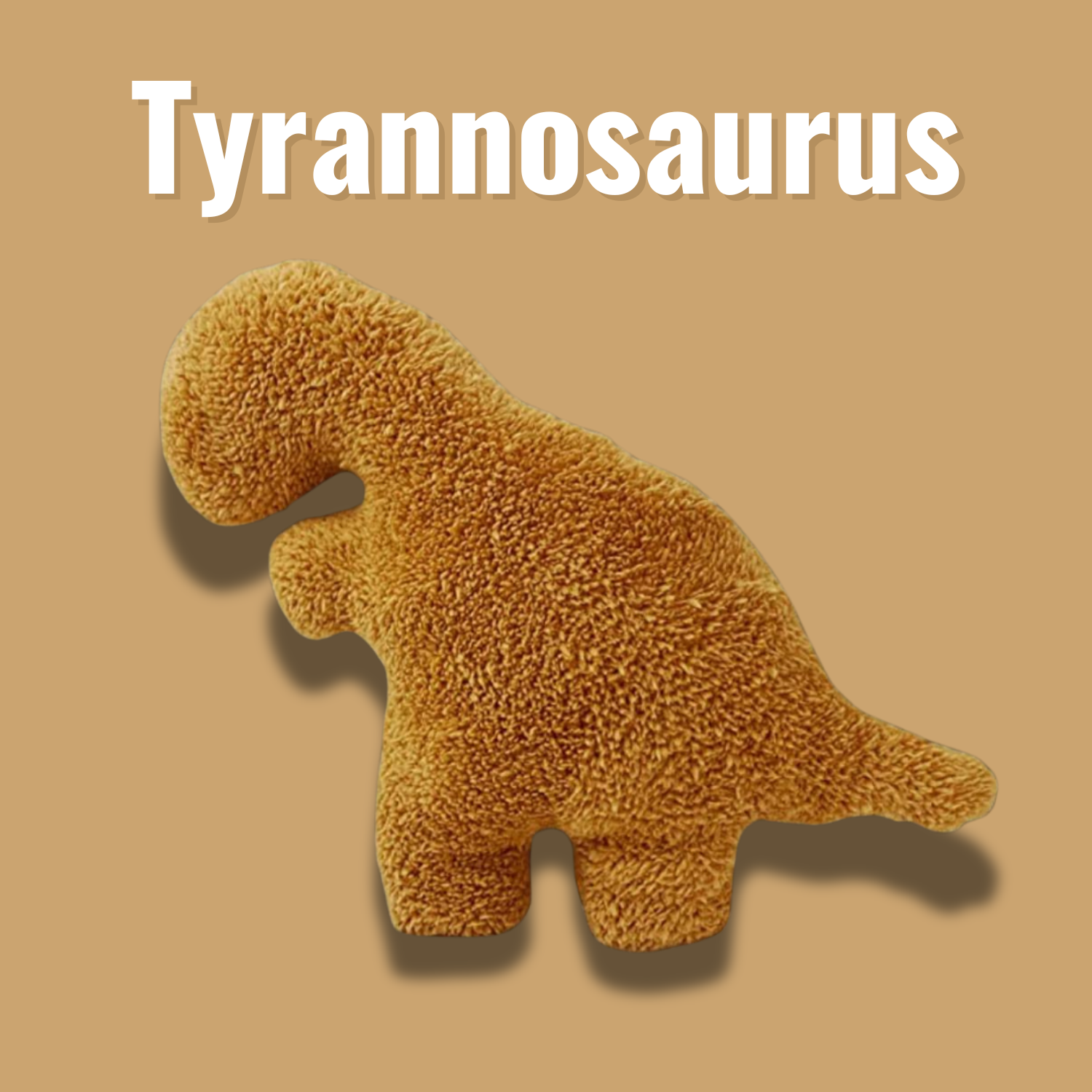 Snugget Dino | Dino nugget plyschleksak