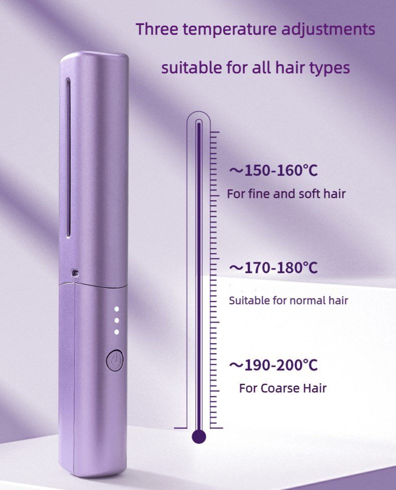 SilkComb | Wiederaufladbares Mini-Haarglätteisen